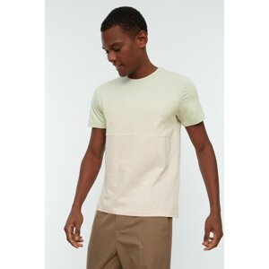 Trendyol Powder Men's Slim Fit Paneled T-Shirt