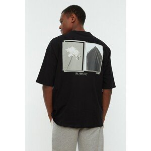 Trendyol T-Shirt - Black - Oversize