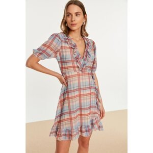 Trendyol Multicolored Checkered Dress