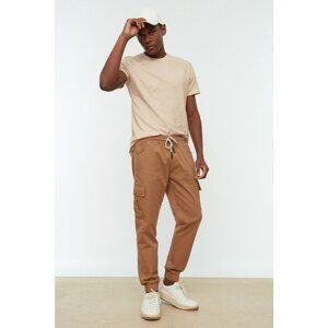 Trendyol Camel Men's Cargo Pocket Jogger Pants