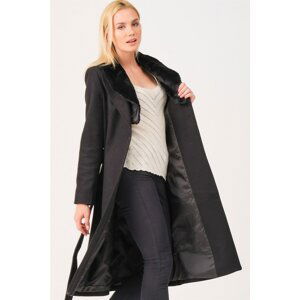 Z6671 DEWBERRY WOMEN'S COAT-ON BLACK