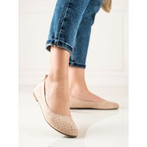 TRENDI COMFORTABLE OPENWORK BALLERINAS