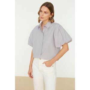 Trendyol Lilac Balloon Sleeve Shirt