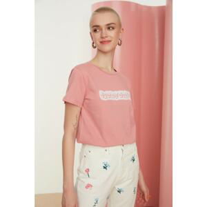 Trendyol T-Shirt - Pink - Regular fit