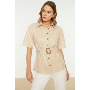 Trendyol Stone Belt Shirt