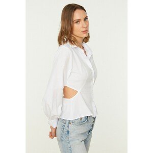 Trendyol Ecru Back Detailed Shirt