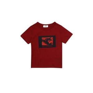 Trendyol Claret Red Printed Boy Knitted T-Shirt