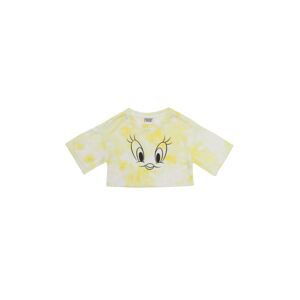 Trendyol Yellow Licensed Tweety Printed Girl Knitted T-Shirt
