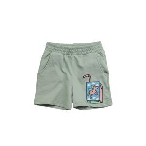 Trendyol Mint Printed Girl Knitted Shorts & Bermuda