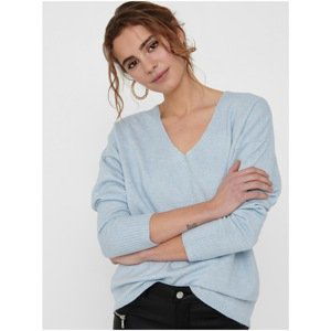 Light blue women's sweater ONLY Rica - Women