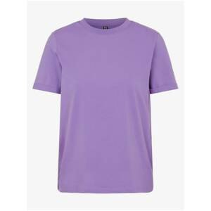 Purple T-Shirt Pieces Ria - Women