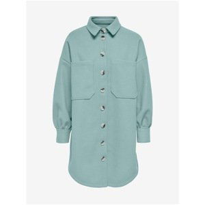 Turquoise Women's Shirt Light Jacket ONLY Trillion - Women