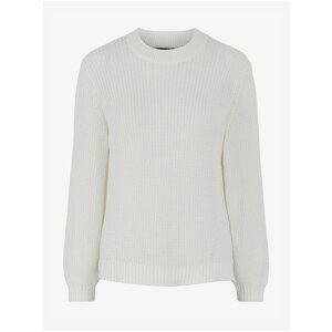 Cream sweater Pieces Olivia - Women