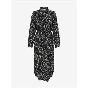 Black Women's Shirt Maxi dress ONLY Nova - Women