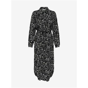 Black Women's Shirt Maxi dress ONLY Nova - Women