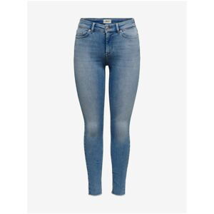 Blue Womens Skinny Fit Jeans with Embroidered Effect ONLY Blush - Women