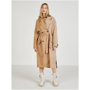 Beige Women's Coat ONLY Betty - Women