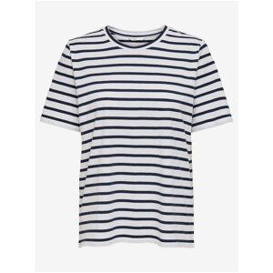 Blue-White Women's Striped T-Shirt ONLY Only - Women