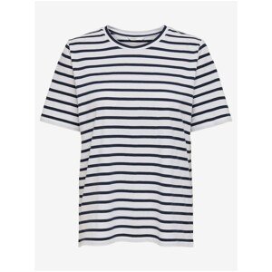 Blue-White Women's Striped T-Shirt ONLY Only - Women