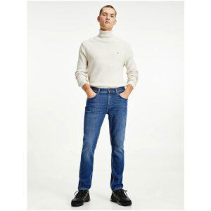 Dark Blue Men's Straight Fit Jeans Tommy Hilfiger Straight Dento - Mens