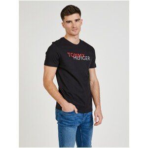 Black Men's T-Shirt Tommy Hilfiger - Men's