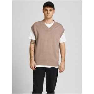 Jack & Jones Neo Brown Sweater Vest - Men