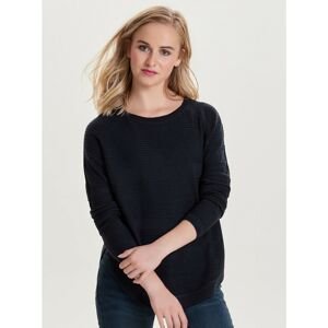 Dark blue lightweight sweater with slit on the side ONLY Caviar - Women
