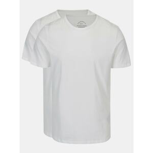 Set of two white men's short sleeve T-shirts Jack & Jones B - Men