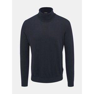 Dark blue basic turtleneck Jack & Jones Emil - Men