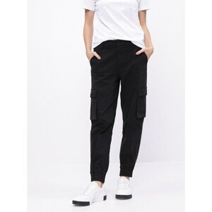 Black Shortened Pants with Pockets ONLY Betsy - Women