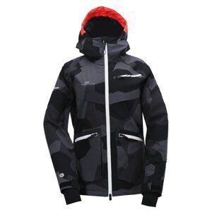NYHEM - ECO Women's lightweight insulated ski jacket - Black camo