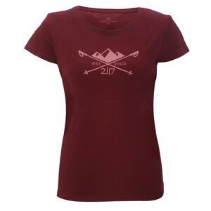 APELVIKEN - ladies short sleeve tee - Wine red