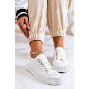 Low Sneakers On Platform White Mischa