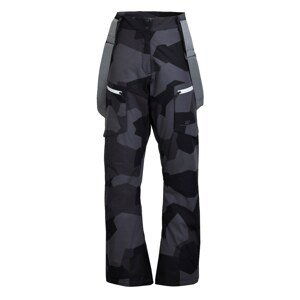 NYHEM - ECO Women's lightly insulated ski pants, black - camo