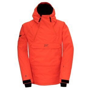 LIDEN - ECO Men's light insulated 2L ski jacket (anorak) - Flame