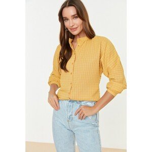 Trendyol Shirt - Yellow - Regular fit