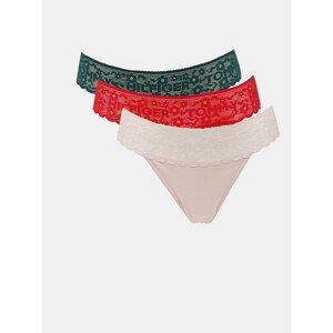 Tommy Hilfiger Colorful 3pack Tang 3P Thong - Women