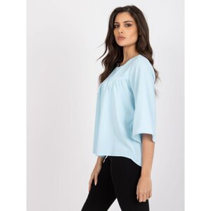 Light blue loose blouse Anita RUE PARIS