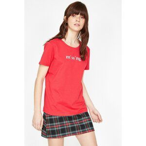 Koton Women's Red T-Shirt