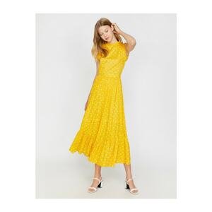 Koton Both Dress - Yellow - Ruffle