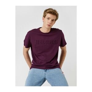 Koton T-Shirt - Purple - Regular