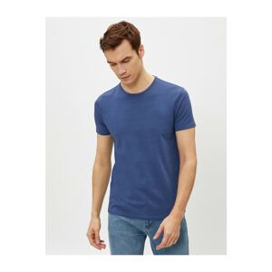 Koton Crew Neck T-Shirt Short Sleeve Basic Cotton