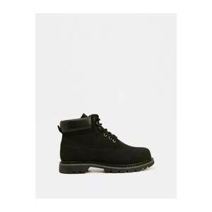 Koton Men's Black Lace-up Boots