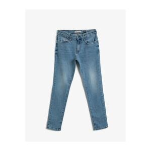 Koton Men's Blue Micheal Skinny Fit Jeans