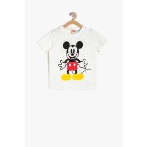 Koton Ecru Baby Boy Disney Printed T-Shirt
