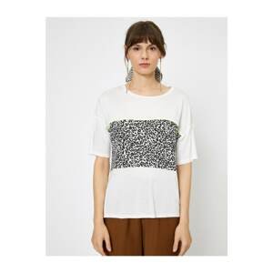 Koton Leopard Patterned T-shirt