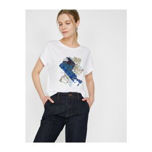 Koton Sequin Detailed T-shirt