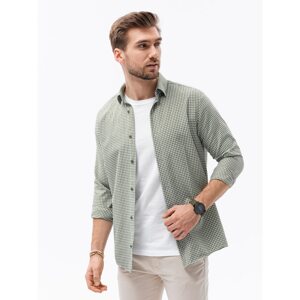 Ombre Clothing Men's shirt with long sleeves K622