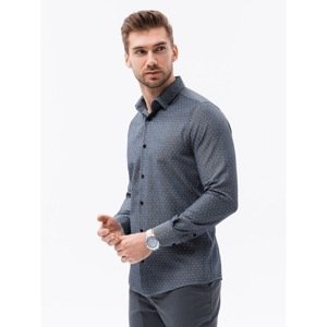 Ombre Clothing Men's shirt with long sleeves K601