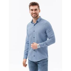 Ombre Clothing Men's shirt with long sleeves K619